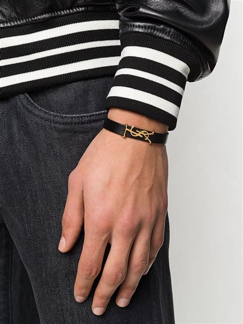 ysl men bracelet|farfetch saint laurent bracelet.